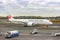 2018 December 13. China Japan. JAL airline boeing aircraft prepare to takeoff to international route at Narita airport.