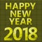 2018 Happy new year card