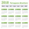 2018 Portuguese American Calendar