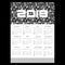 2018 simple business wall calendar with clock theme pattern eps10