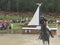 2018 world Equestrian games - eventing cross country day water complex New Zealand rider