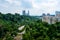 2019 February 28, Singapore - View of Singapore City from Henderson Waves bridge
