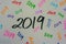 2019 in multicolor marker