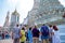 2019 November 8th, Bangkok, Thailand, Sunrise Temple - Prang of Wat Arun