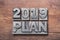 2019 plan wooden