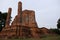 2019 - Wat Suanluang Khangkow in Ayutthaya historical park with ancient Archaeolical architecture