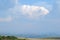 2019102902ï¼šClouds in the sky on the grassland Road