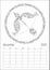 2020 Antistress Horoscope calendar planner, doodle illustration