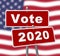 2020 Election Usa Presidential Vote For Candidate - 2d Illustration