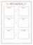 2020 goal spread minimalist planner page design