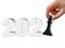 2021 21 chess tactic strategy for new year predictions - 3d rendering