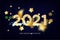 2021 Happy New Year tradicional lettering text