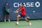 2021 US Open boys` singles champion Daniel Rincon of Spain in action during his quarterfinal match