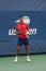 2021 US Open boys` singles champion Daniel Rincon of Spain in action during his quarterfinal match