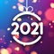 2021 white sign in christmas tree toy