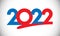 2022 classic red blue white empty logo