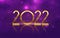 2022 happy new year golden sparkling celebration greeting