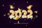 2022 Happy New Year tradicional lettering text