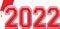 2022 Logo Red Graduation Graphic