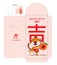 2022 money red packet. Cartoon cute chubby tiger with big letter. Chinese new Year 2022.