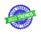 2022 TRENDS Bicolor Rosette Corroded Watermark