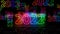 2022 year symbol glowing neon 3d lights