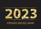 2023 Neues Jahr Golden Confetti Night