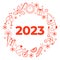 2023 New year Merry Christmas tree Winter Holiday