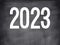 2023 Number And Sign Business Concept.