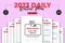 2023 Daily Routine Plan Interior Low and No Content Book Template