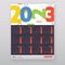 2023 Year, Annual Yearly Wall Calendar Poster with Planner and Organiser with Photo or Image