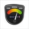 2024 business evaluation with rating indicator. Gauge your success levels with precision. Ideal for performance reports