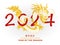 2024 Chinese new year, year of the Dragon. Lunar new year background