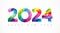 2024 colorful design white bg