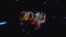 2024 Happy New year gold text effect cinematic title