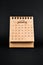 2024 January brown desk calendar