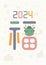 2024 Korean New Year Seollal cute dragon design