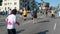 2024 L.A. Marathon runners westbound on Sunset Blvd.