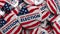 2024 US Presidential Election 3D Animation POTUS Campaign Buttons