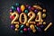 2024: A Year of Celebration and Numerical Significance. Happy New Year 2024. Generative Ai