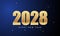 2028 Happy New Year Background Design