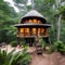 206 A luxurious jungle retreat with luxurious treehouse accommodations, guided nature walks, and close encounters with diverse w