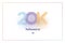 20k or 20000, followers thank you colorful background number with soft shadow. Illustration for Social Network friends, followers