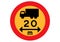 20m truck cars sign