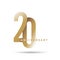 20th anniversary elegance logotype