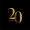 20th anniversary elegance logotype