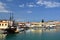 20th August 2017 Rethymno Crete, Greece. Old Venetian harbor of Rethimno.