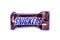 20th May 2019,Moscow Russia.SNICKERS chocholate bar isolated over white background