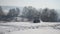 21.01.2018, Chernivtsi, Ukraine - 4x4 winter extreme ride snow field