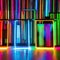 214 Neon Lights: A vibrant and energetic background featuring neon lights in bold and electric colors that create a flashy and e